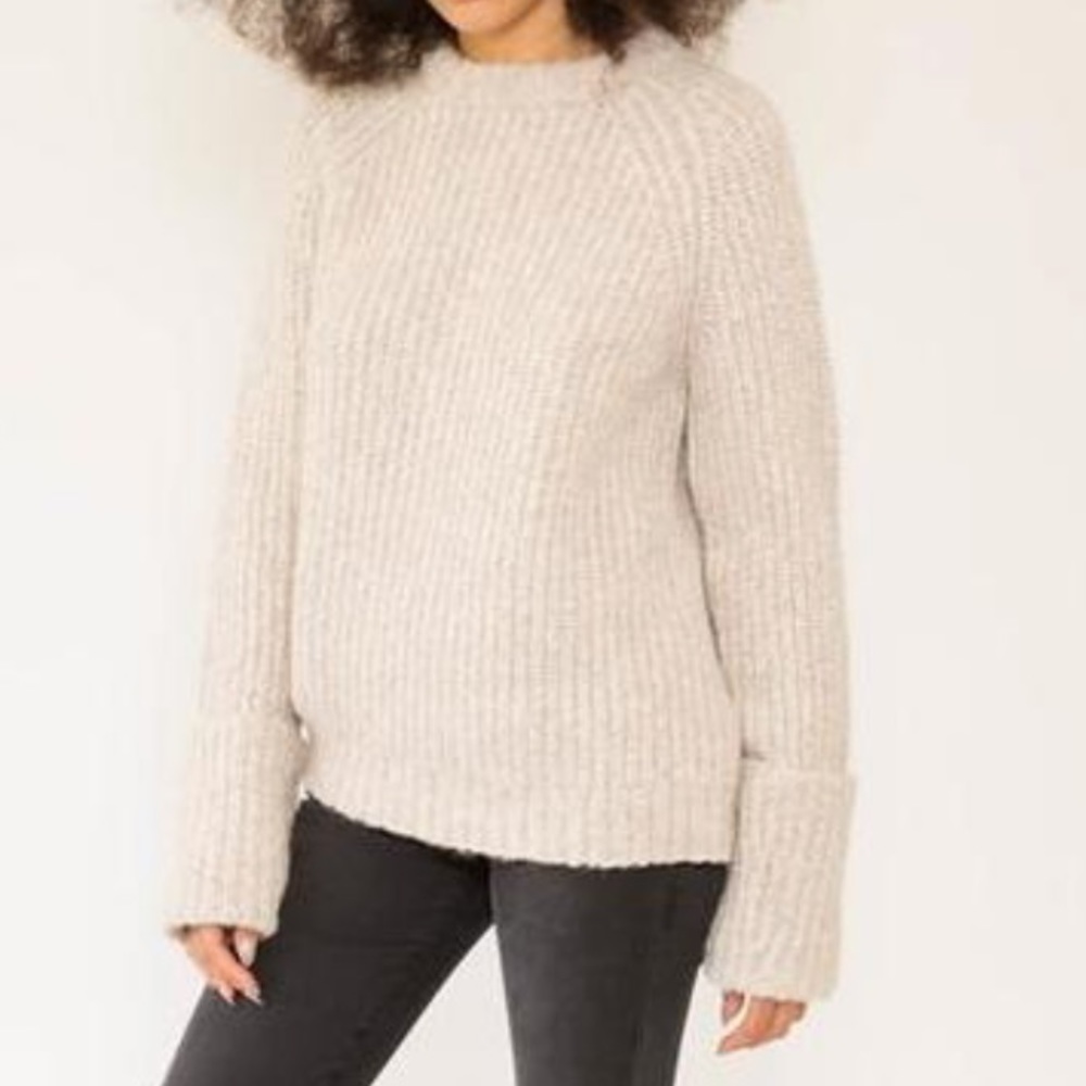 Frame Large Cuffed Raglan Sweater - Size Medium - Picture 2 of 6